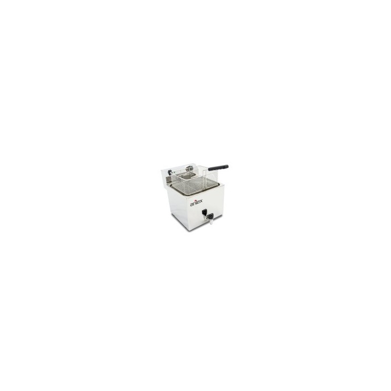 Friteuse électrique - 12L - 4,5 kW - Avec robinet - Monophasée - Arilex