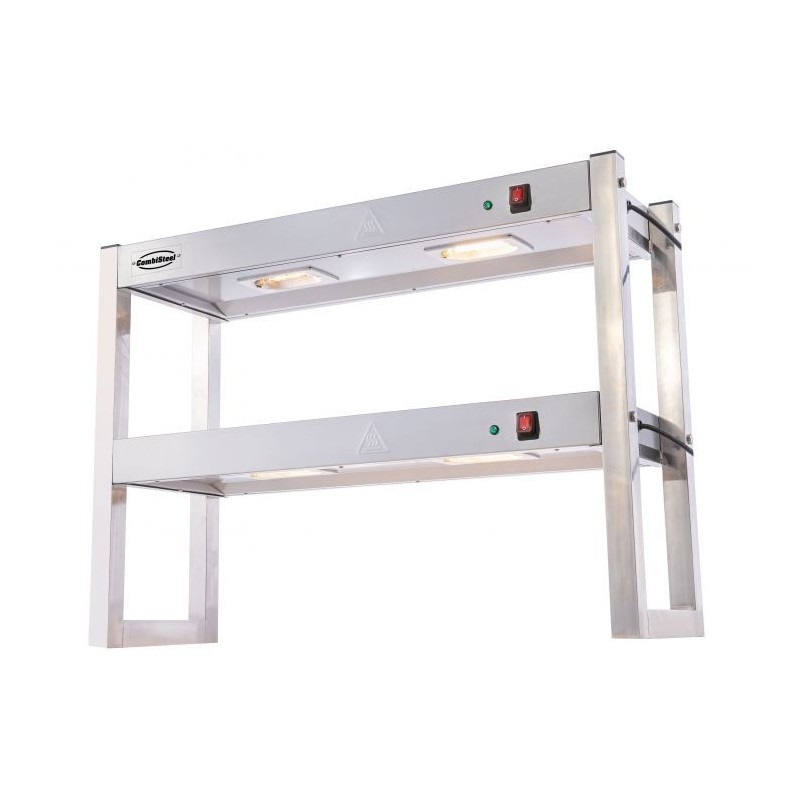 Etagère halogène chauffante 2 niveaux - Combisteel