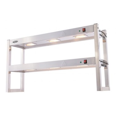 Etagère halogène chauffante 2 niveaux - Combisteel