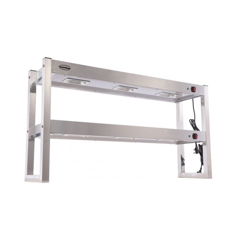 Etagère halogène chauffante 2 niveaux - Combisteel