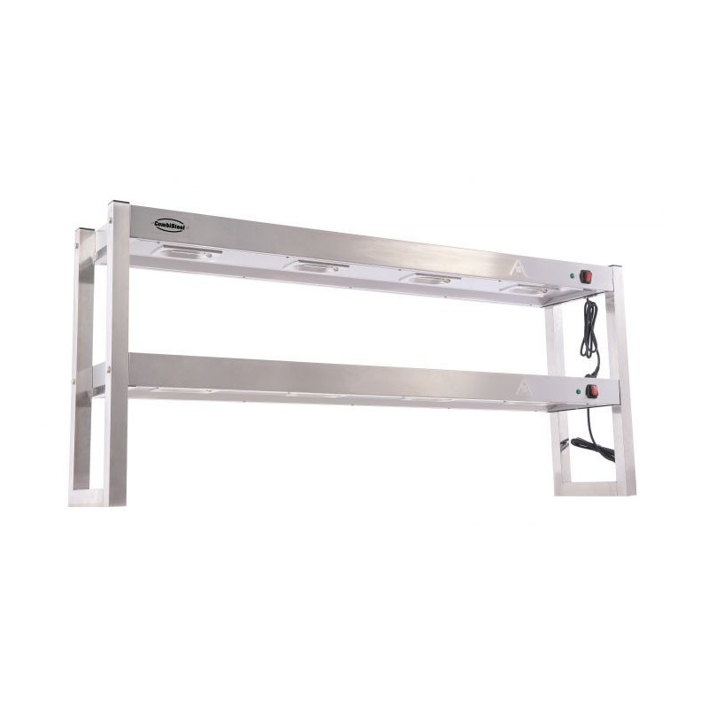 Etagère halogène chauffante 2 niveaux - Combisteel