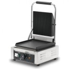 Grill Panini - Viande nervuré - 1.8kW - 300x300x200mm - Fonte nervurée - Mec