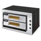 Four à pizza - 2 chambres - 6.3kW - 890x605x570mm - Max 500°C - Mec