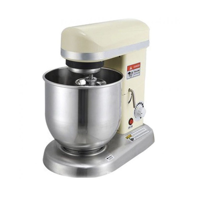 Batteur mélangeur - 7L - 380x235x405mm - 0-1000 rpm - 3 ustensiles - Mec