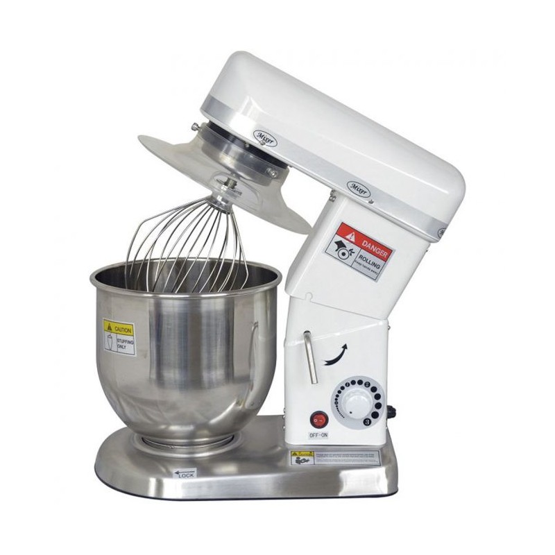 Batteur mélangeur - 10L - 380x235x445mm - 0-1000 rpm - 3 ustensiles - Mec
