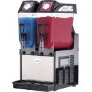 Machine à granité - 2 cuves 12L - 1050W - 390x510x820mm - LED - Mec