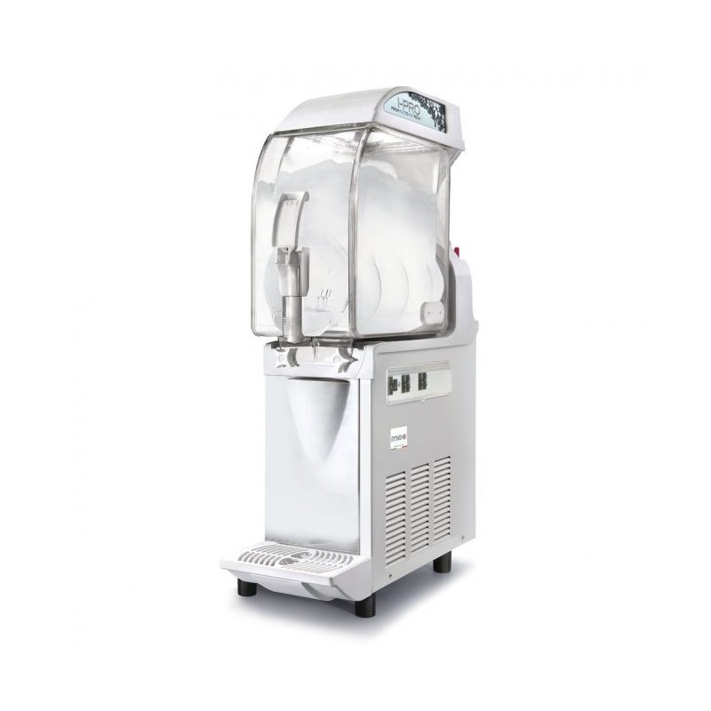 Machine à glace - 1 cuve 2L - 230W - 130x375x455mm - Certifiée HACCP - Mec