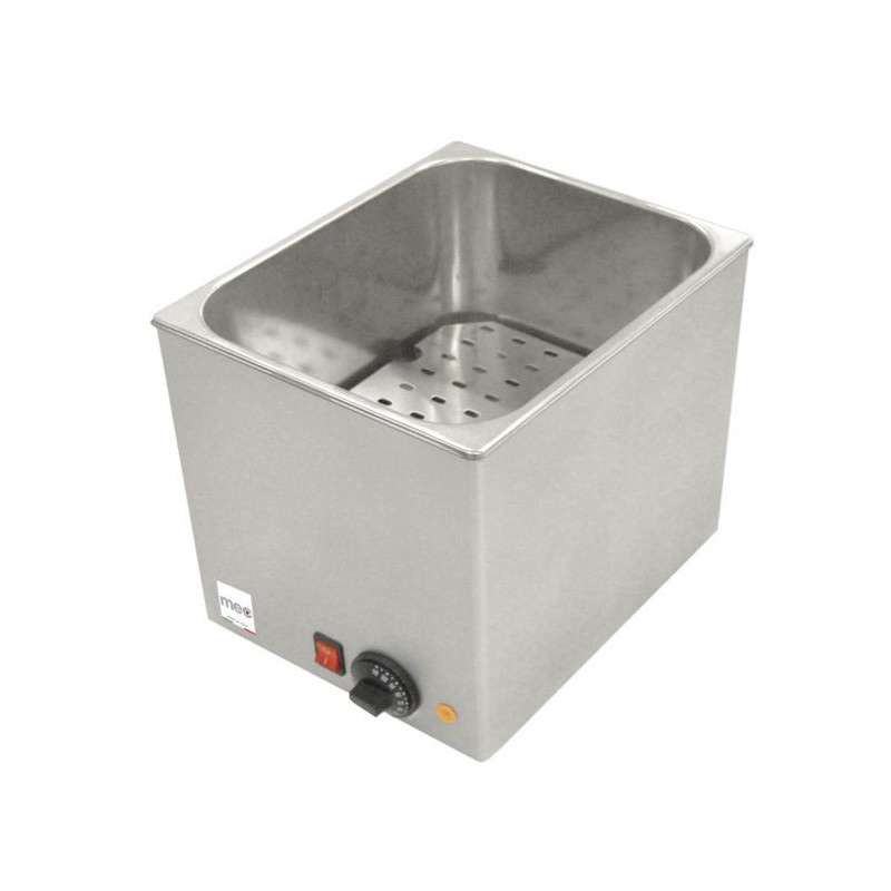 Cuiseur de saucisses - 1 cuve - 1000W - 280x350x290mm - Thermostat réglable - Mec