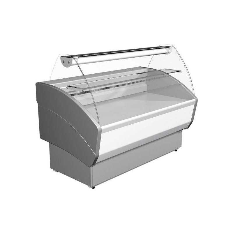 Vitrine réfrigérée positive - Blanche - 1770x830x1135mm - 0/+7°C - Mec