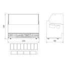 Vitrine à crème glacée Borneo 12x5l - Combisteel