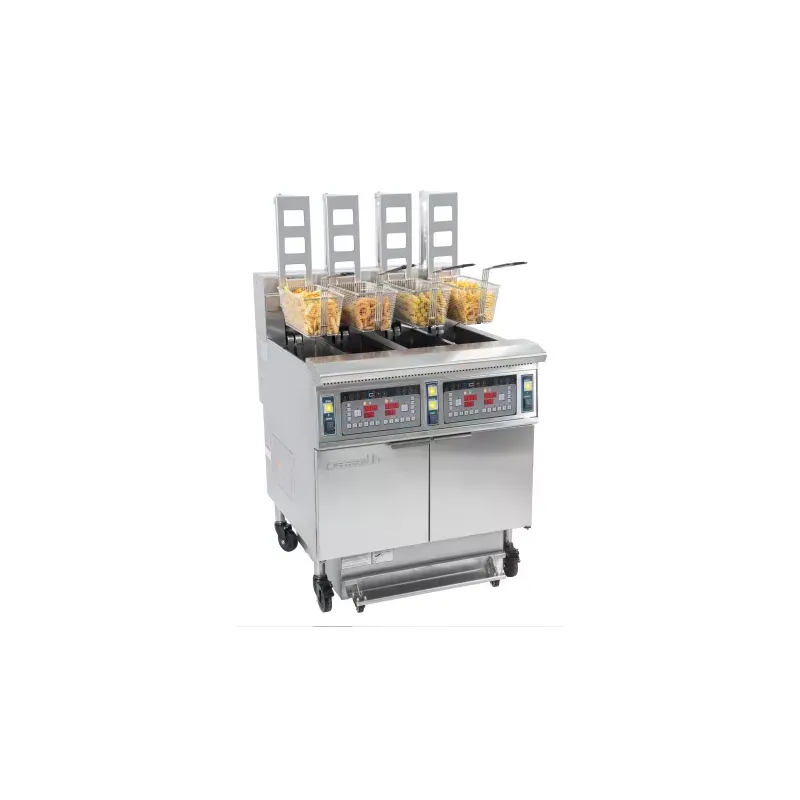 Friteuse électrique avec relevage automatique et filtration 4x12 l - Casselin