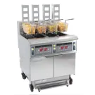 Friteuse électrique avec relevage automatique et filtration 4x12 l - Casselin