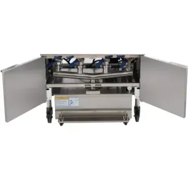 Friteuse électrique avec relevage automatique et filtration 4x12 l - Casselin