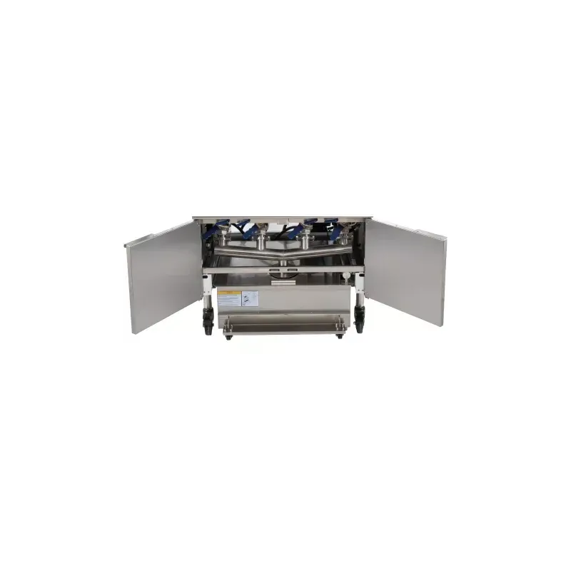 Friteuse électrique avec relevage automatique et filtration 4x12 l - Casselin