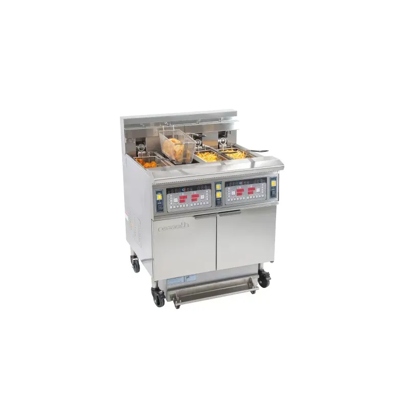 Friteuse électrique avec filtration 4x12 l 17kw - Casselin