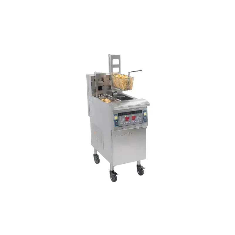Friteuse électrique avec relevage automatique et filtration 2 x 12 litres 17Kw - Casselin