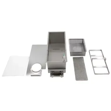 Friteuse électrique avec relevage automatique et filtration 2 x 12 litres 17Kw - Casselin