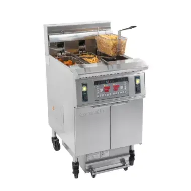 Friteuse électrique avec filtration 12 + 22 litres 8,5+17kW - Casselin