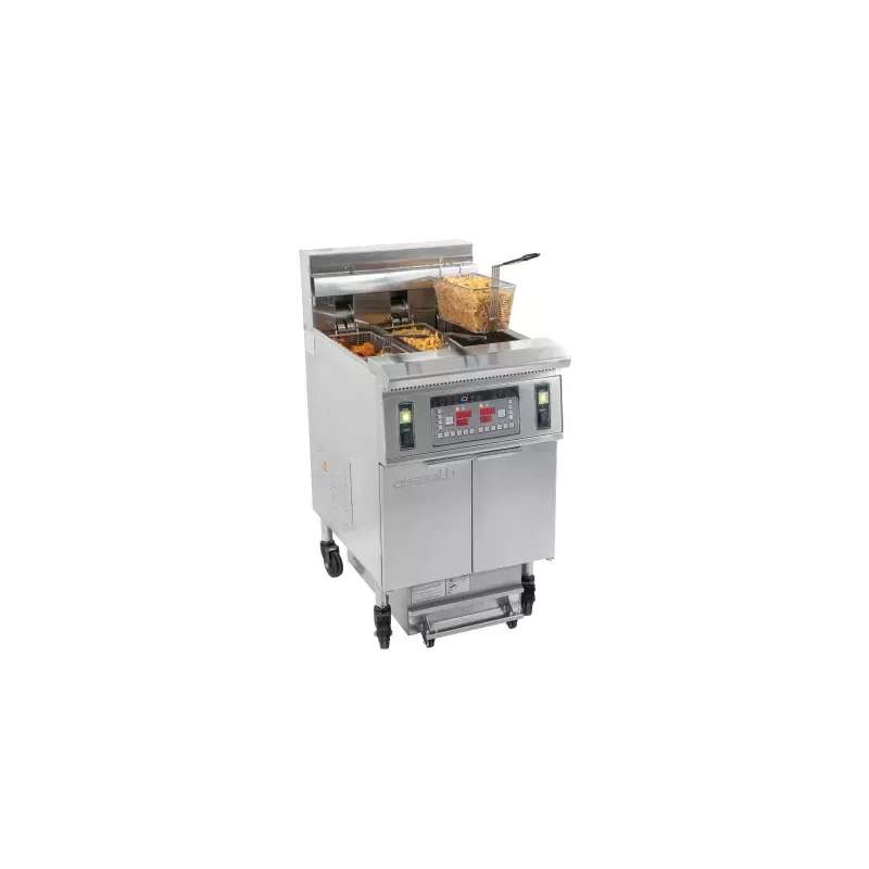 Friteuse électrique avec filtration 12 + 22 litres 8,5+17kW - Casselin