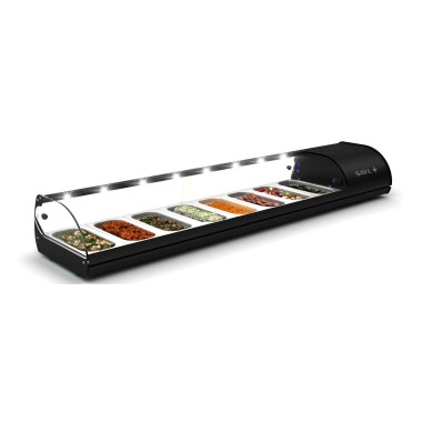 Vitrine à Tapas Réfrigérée Standard - 2140 mm - Neutre - Sayl