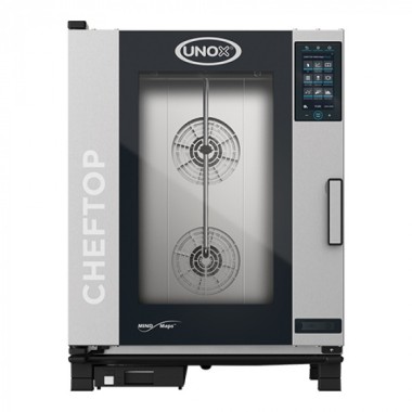 ChefTop Mind - Four Mixte GN1/1 Triphasé 10 Niveaux - Performance et Technologie Unox