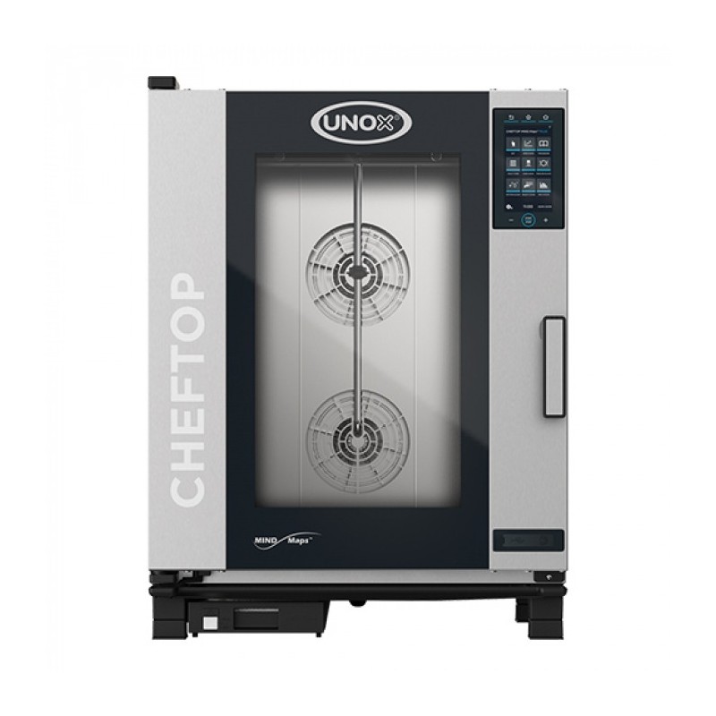 ChefTop Mind - Four Mixte GN1/1 Triphasé 10 Niveaux - Performance et Technologie Unox