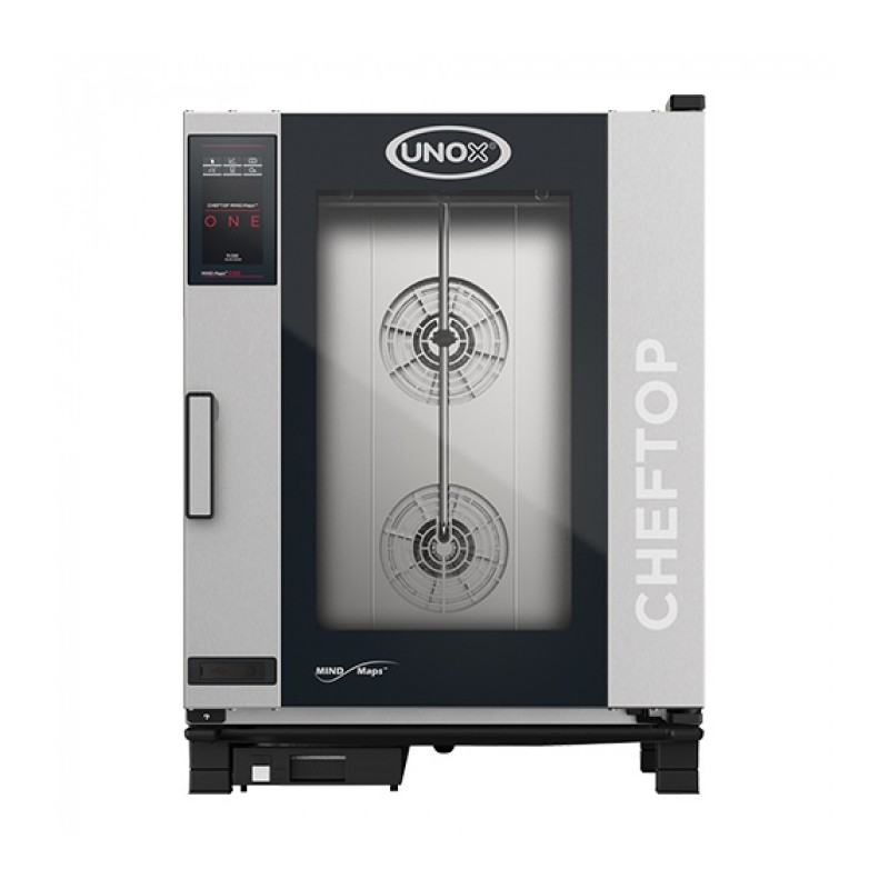 ChefTop Mind.Maps ONE - Four Mixte 10 Niveaux GN1/1 Triphasé - Unox | Performance et Innovation pour Chefs