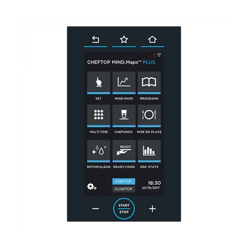 Four à convection ChefTop Mind GN1/1 - Unox | 9 300 W, Écran 9,5", Nettoyage Automatique