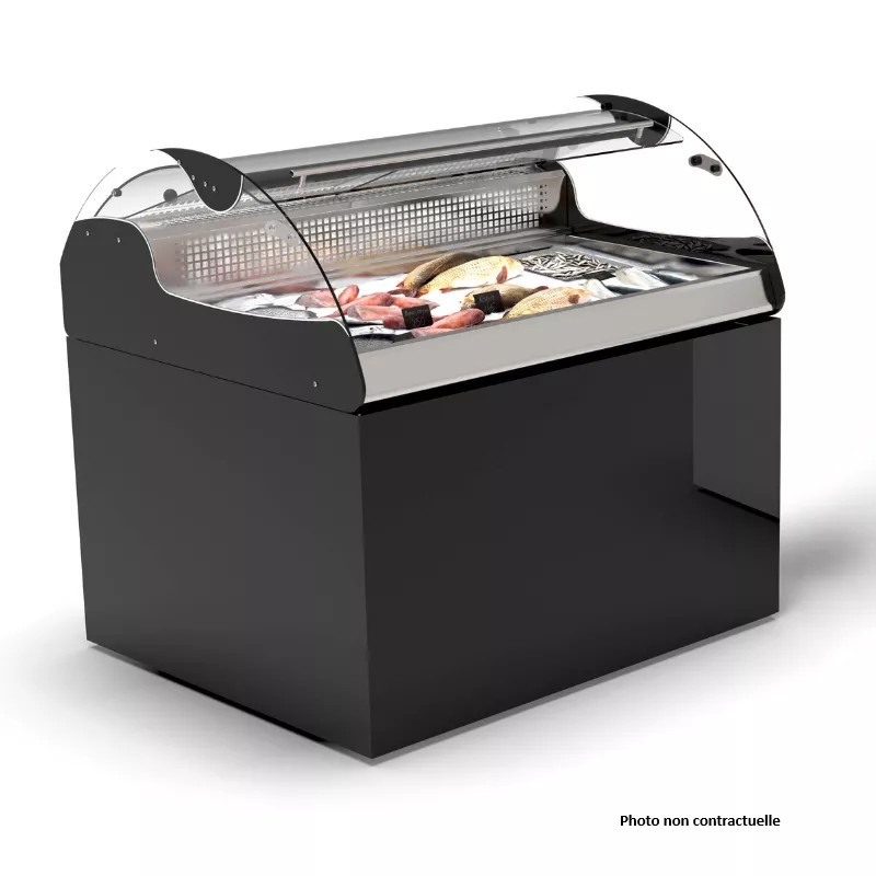 Meuble noir XL pour vitrine à poissons - 3 bacs - Sayl