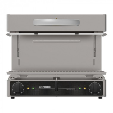 Salamandre 60 x 35 cm grille chromée amovible - Tecnoinox