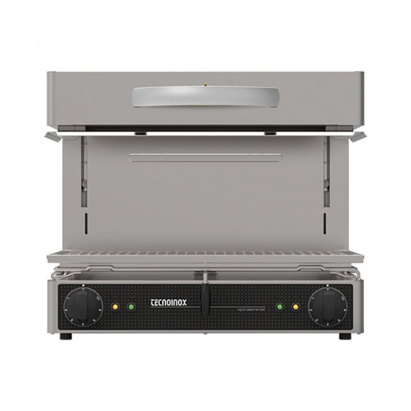 Salamandre 60 x 35 cm grille chromée amovible - Tecnoinox
