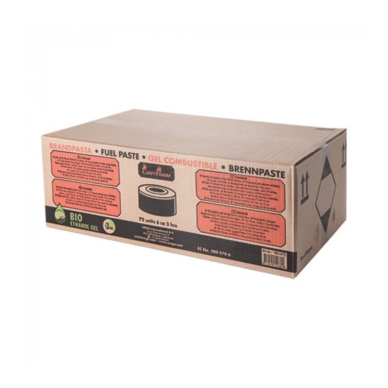 Gel combustible 200gr - lot de 72 - CaterFlame