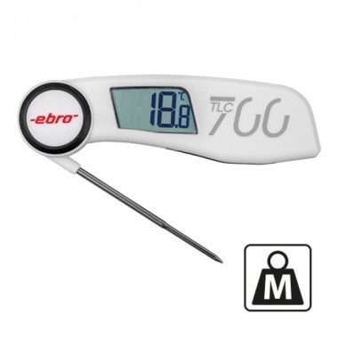 Thermomètre à sonde pliable et étanche - De -30°C à 220°C - Ebro