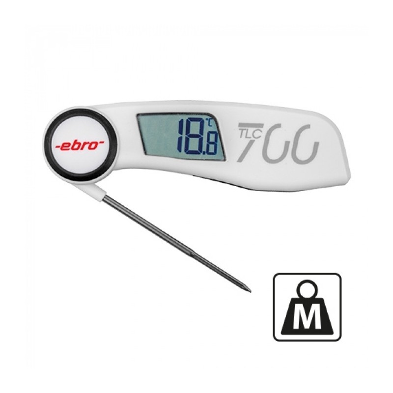 Thermomètre à sonde pliable et étanche - De -30°C à 220°C - Ebro