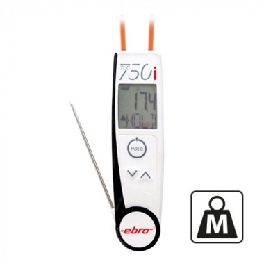 Thermomètre à sonde pliable - De -50°C à 250°C - Ebro