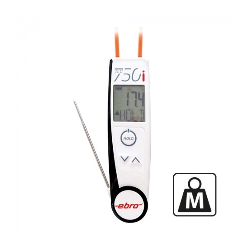 Thermomètre à sonde pliable - De -50°C à 250°C - Ebro