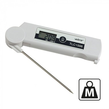 Thermomètre à sonde pliable - De -50°C à 200°C - Ebro