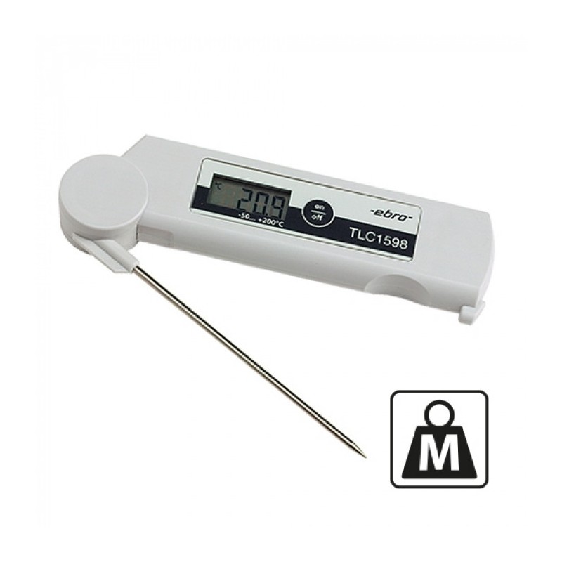 Thermomètre à sonde pliable - De -50°C à 200°C - Ebro
