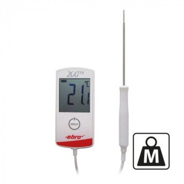 Thermomètre à sonde professionnel étanche - De -30°C à 200°C - Ebro