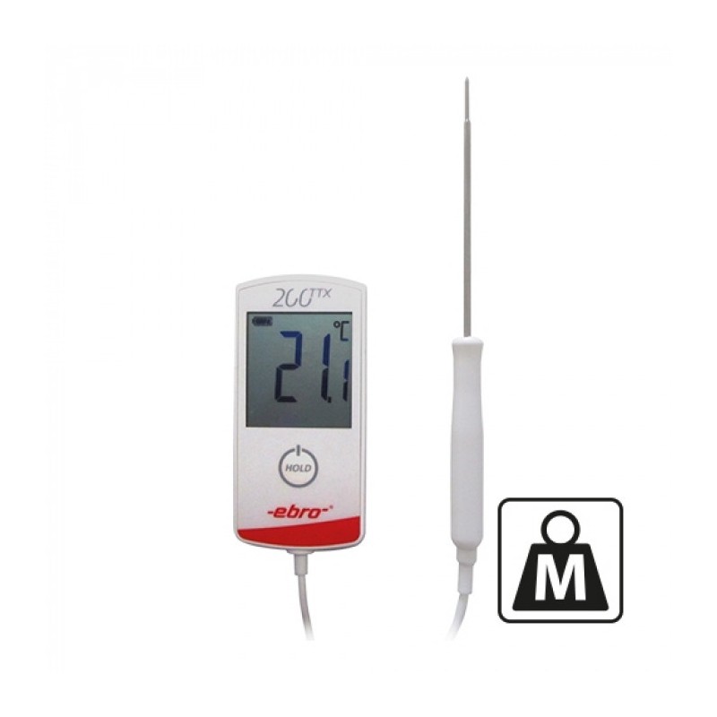 Thermomètre à sonde professionnel étanche - De -30°C à 200°C - Ebro