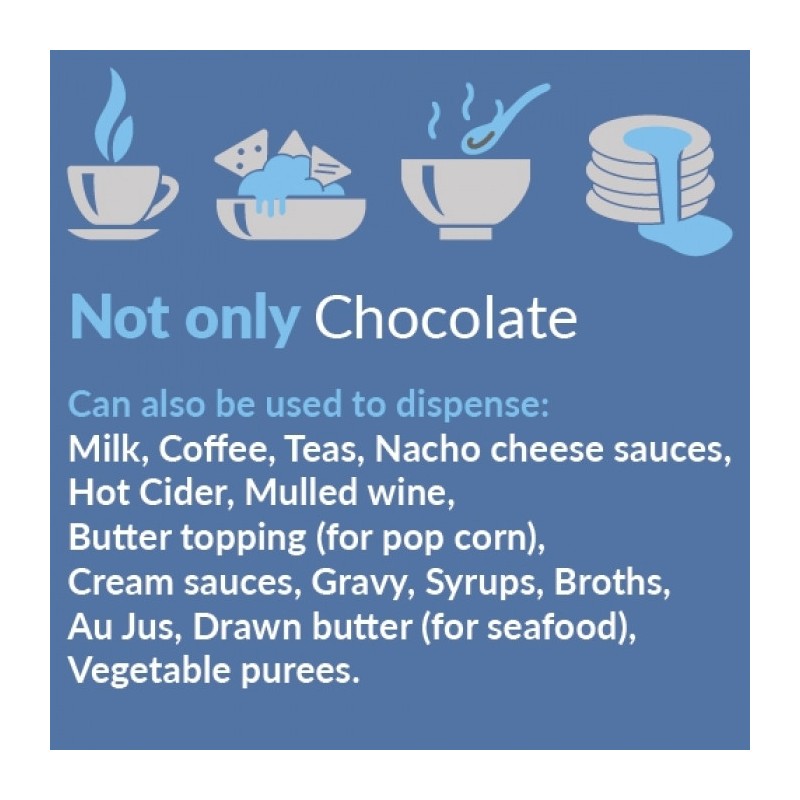 Distributeur de chocolat au lait - 5 litres - GBG