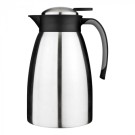Pichet isotherme en acier inoxydable avec bouton-poussoir - 1 litre - Helios