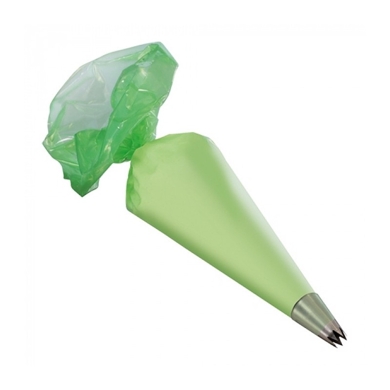 Poche pâtissière 55 cm verte à usage unique - Martellato