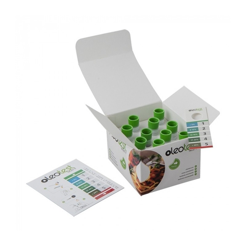 Testeur pour huile de friture - Lot de 10 testeurs - Hygiena