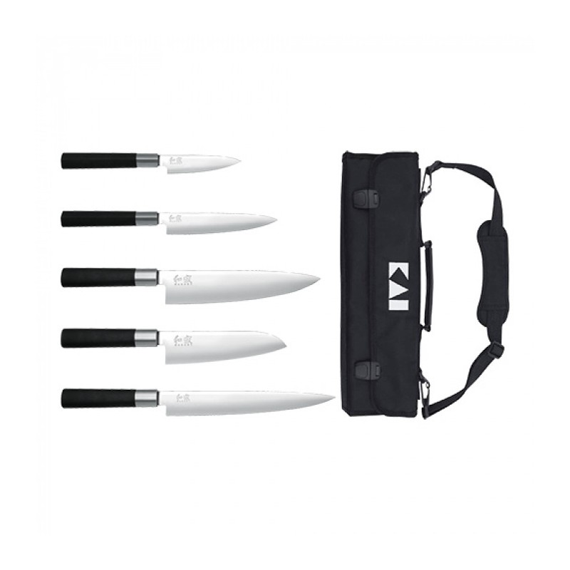 Mallet de chef - 5 couteaux & 1 mallette - Kai