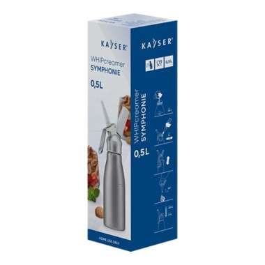 Siphon crème chantilly 0,50 litre - Kayser
