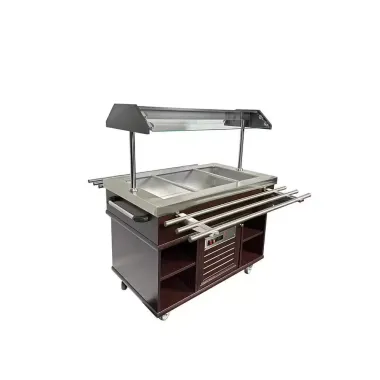 COMBISTEEL - Buffet chaud 4 x gn 1/1