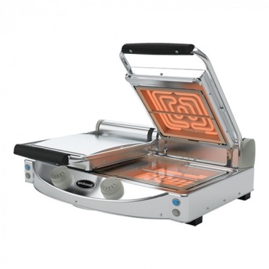 Grill panini double lisse manuel - Vitrocéranique - SpidoCook