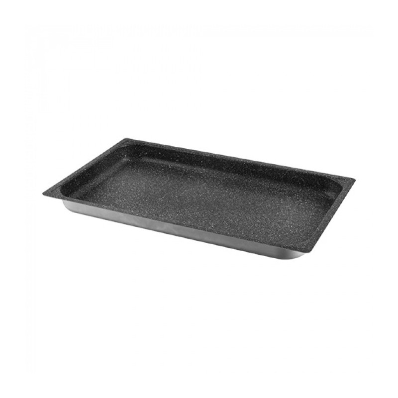 Plateau de four GN 1/1 en aluminium - Hauteur 4 cm - Risoli