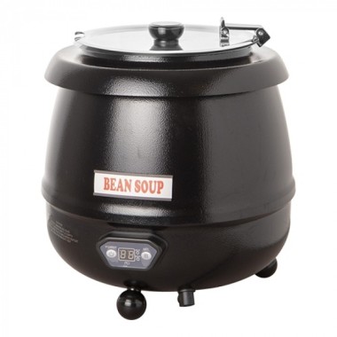 Chauffe-soupe 10 litres noir - Bistro -  ref: 537112